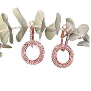 BLING Dangle Post Back Earrings